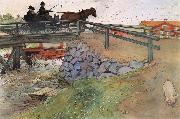 Carl Larsson The Bridge Spain oil painting artist